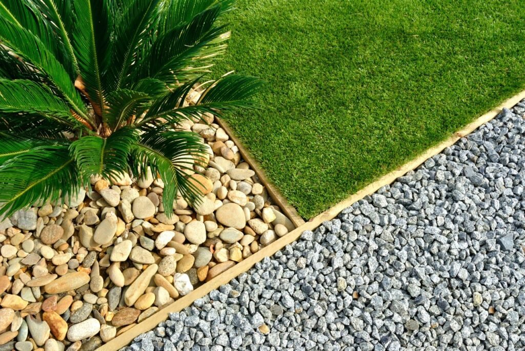 aesthetic shot of stones and grass 2